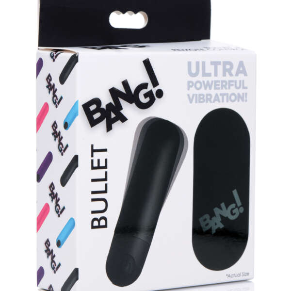 Bang! Vibrating Bullet w/Remote Control - Black