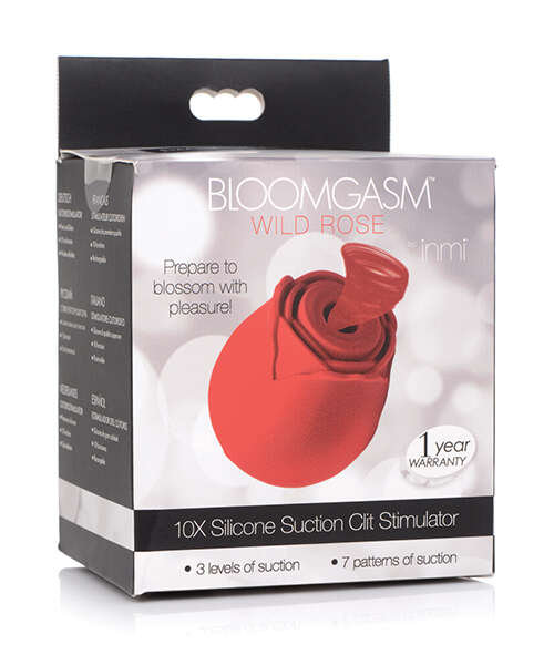 Inmi Bloomgasm Wild Rose 10X Stimulator - Red