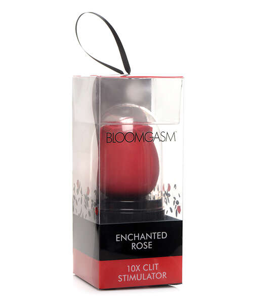 Inmi Bloomgasm Enchanted Rose 10X Clitoral Stimulator w/Case - Red