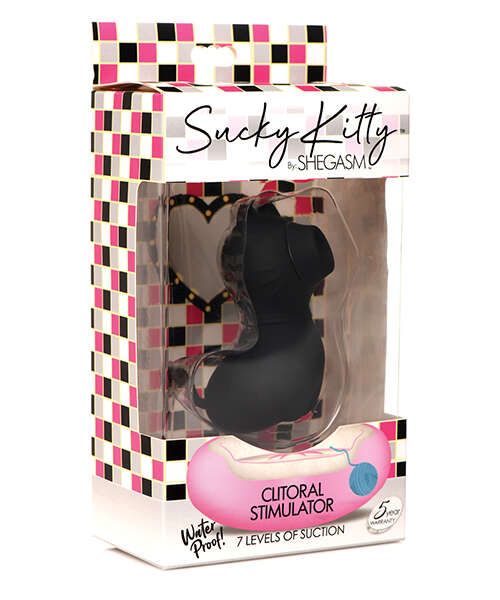 Inmi Shegasm Sucky Kitty Clitoral Stimulator - Black