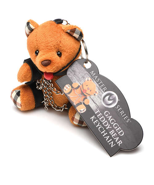 Master Series Gagged Teddy Bear Keychain