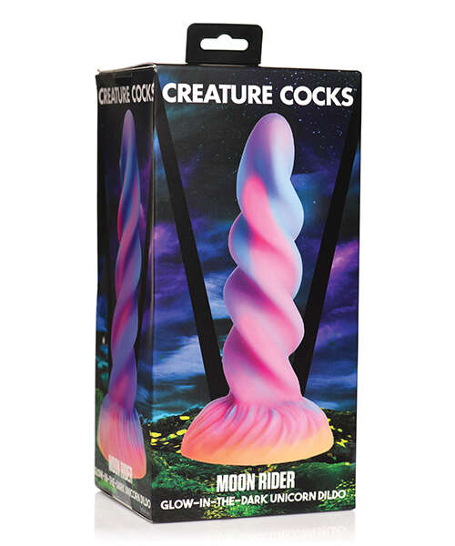 Creature Cocks Moon Rider Unicorn Dildo - Glow in the Dark