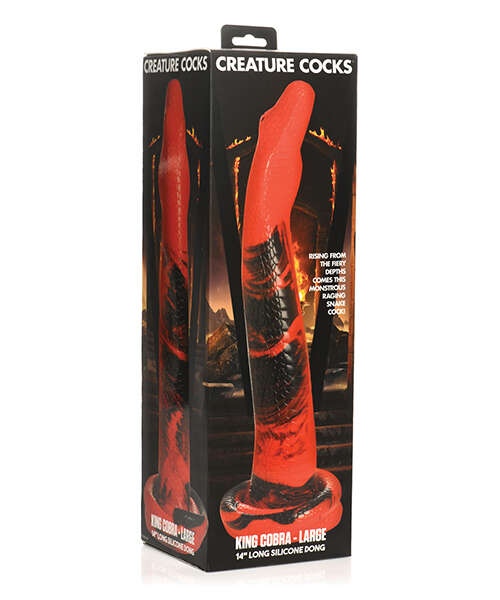 Creature Cocks King Cobra Large Silicone Dildo