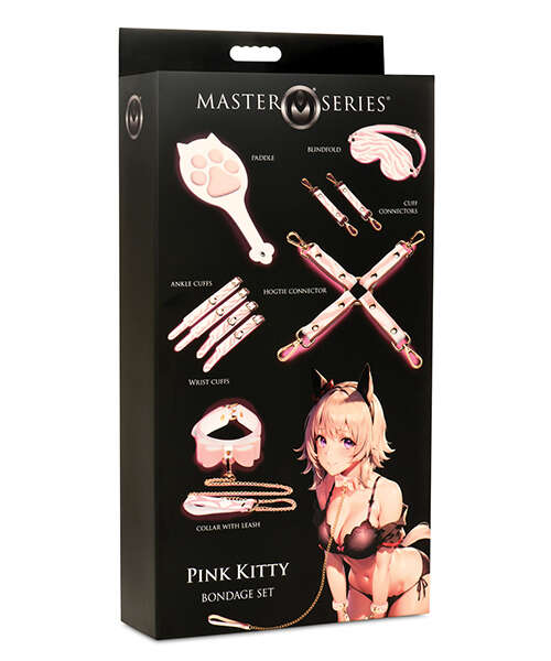 Master Series Tiger Kitty Bondage Set - Pink
