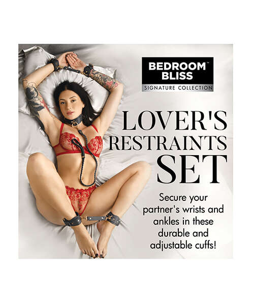 Bedroom Bliss Lover's Restraint Set - Black