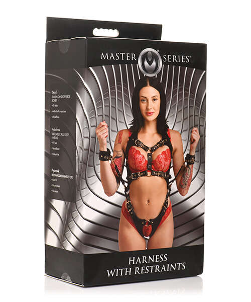 Master Series Harness w/Restraints - Black