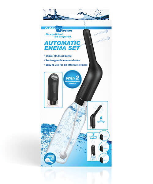 Automatic Travel Enema Set w/2 Nozzles - 350 ml