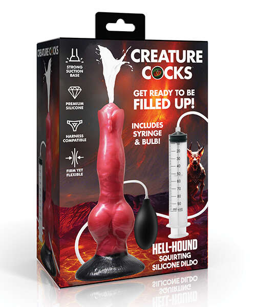 Creature Cocks Hell Hound Squirting Dildo