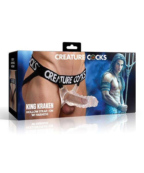 Creature Cocks King Kraken Hollow Strap-On w/Harness
