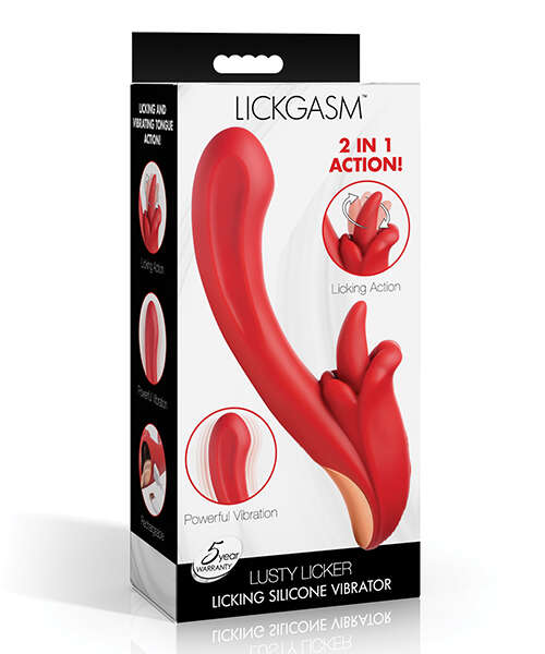 Lickgasm Lusty Licker Licking Silicone Vibrator