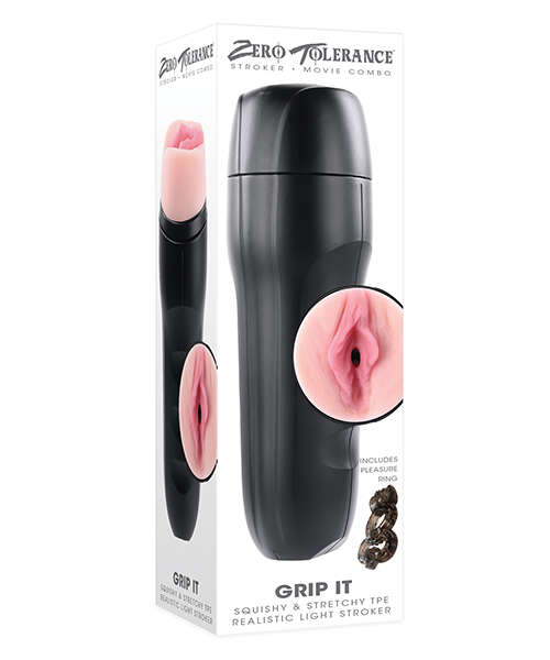 Zero Tolerance Grip It Vaginal Stroker - Light