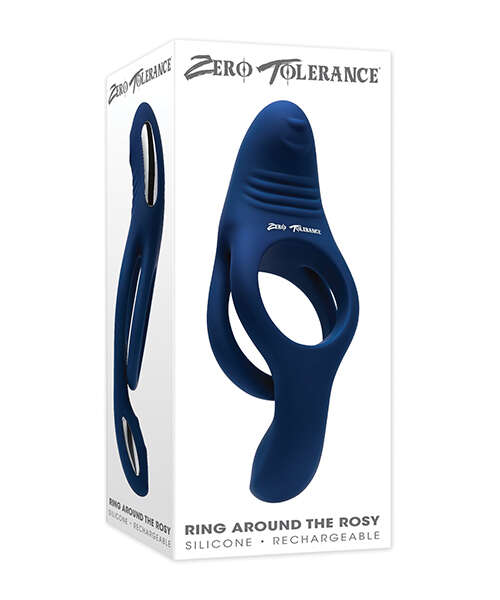 Zero Tolerance Ring Around the Rosy Cock & Ball Vibrator - Blue