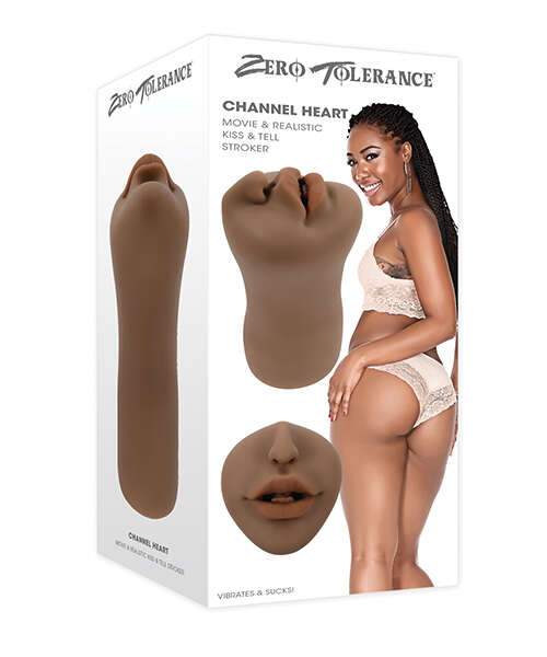 Zero Tolerance Channel Heart Movie & Realistic Kiss & Tell Stroker