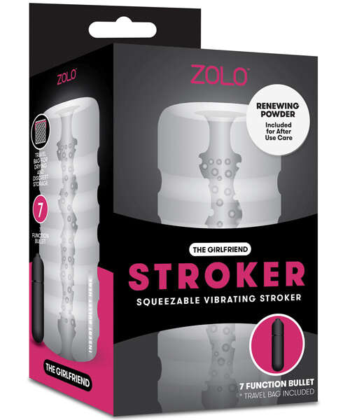 ZOLO Girlfriend Squeezable Vibrating Stroker