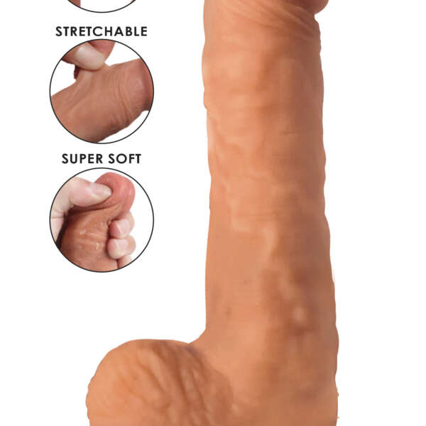 Easy Riders Dual Density Silicone Dildo - 6 Inch