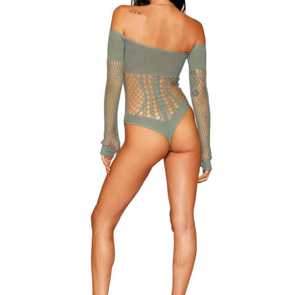 Long Sleeve Teddy - One Size - Sage