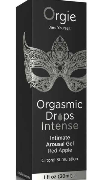 Orgasmic Drops 1oz Intimate Arousal Gel Red Apple