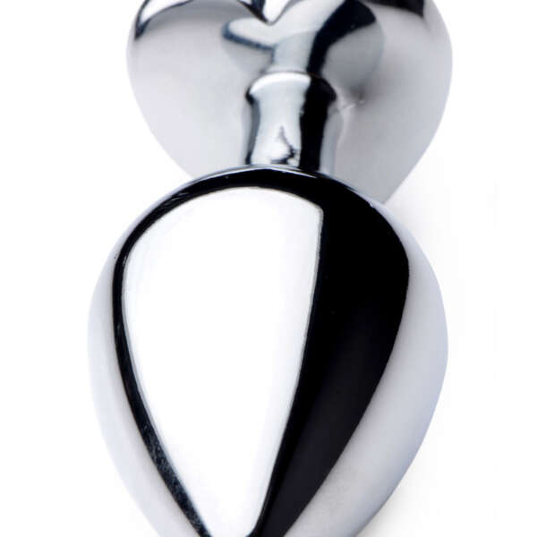 Black Heart Gem Anal Plug - Medium