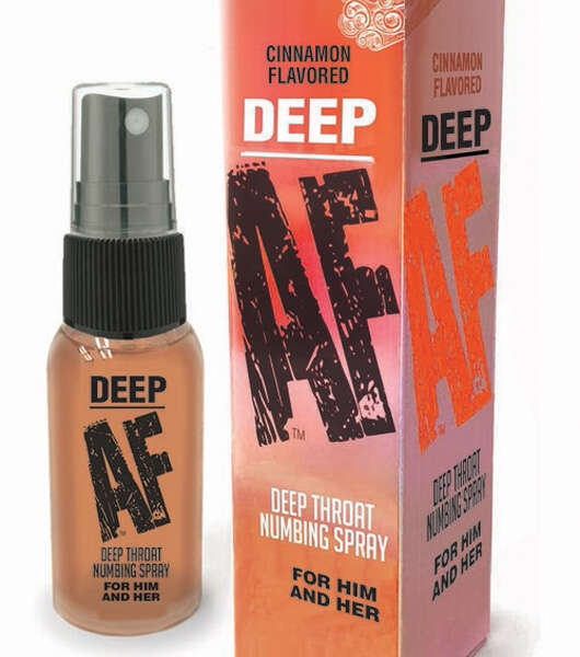 Deep Af Deep Throat Numbing Spray - Cinnamon - 1 Fl. Oz.