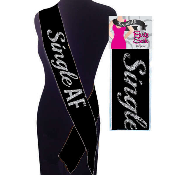 Single Af Sash - Black