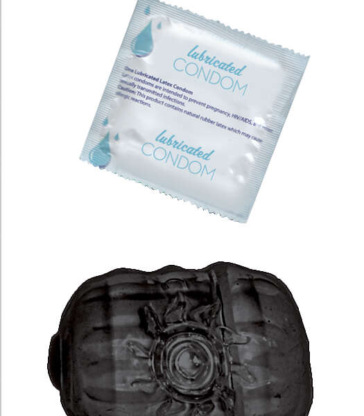 Vibrating Ring Black Pulsating Erection Keeper - Black