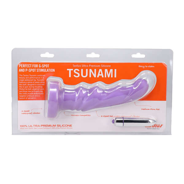 Tantus Tsunami Vibrating Light Lavender