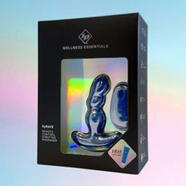 Gyrave Remote Control Gyrating Massager - Blue