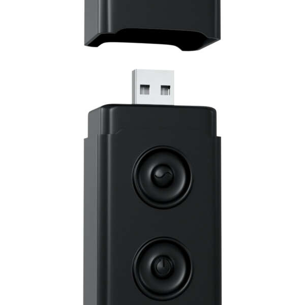 Waterproof Remote Control Bullet - Black