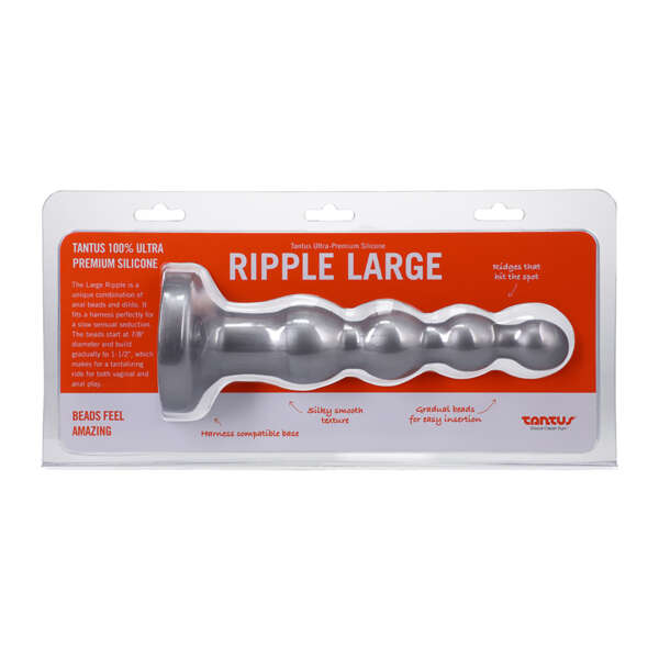 Tantus Ripple Large Medium Firm Silver