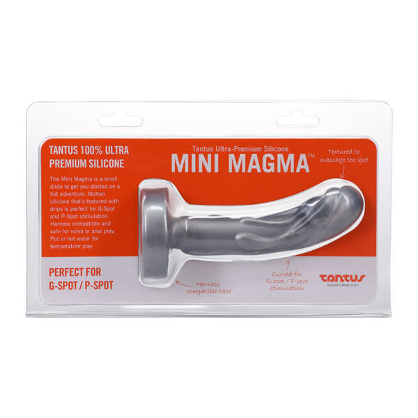 Tantus Mini Magma Firm Silver