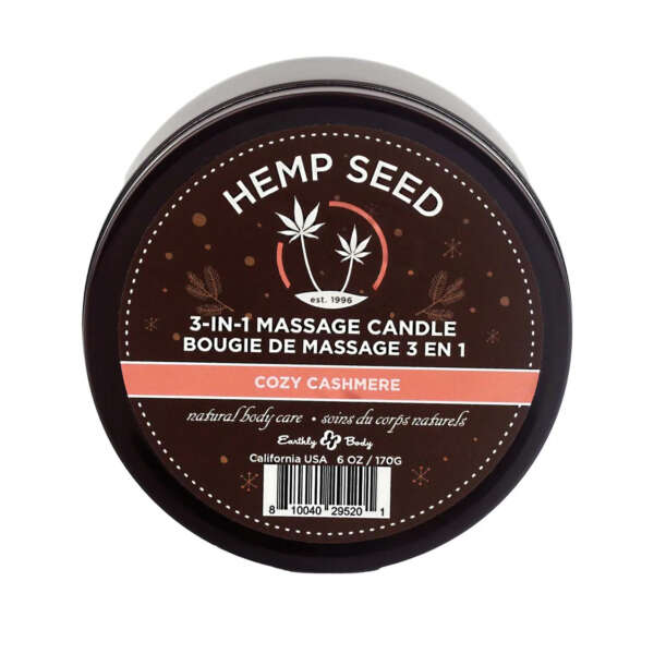 3-in-1 Massage Candle - 6 Oz. - Cozy Cashmere