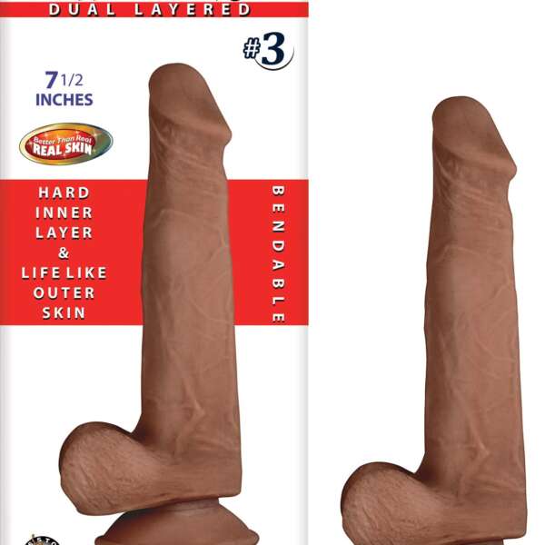 Realcocks Dual Layered #3 - Brown