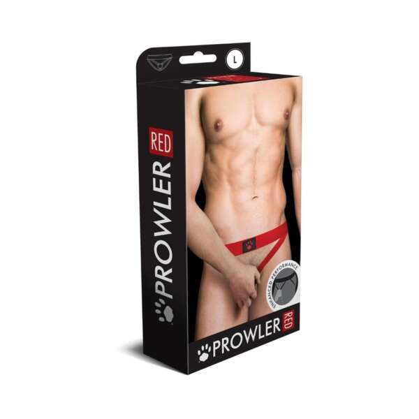 Prowler RED Ass-less Cockring Jock Red L