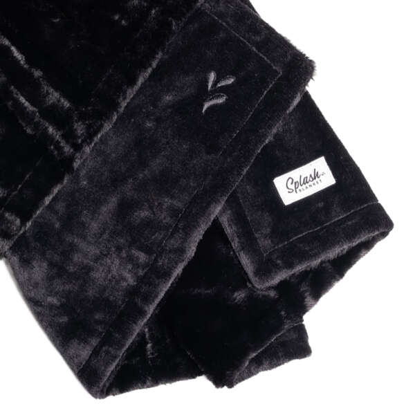 Splash Blanket Furlush Black L