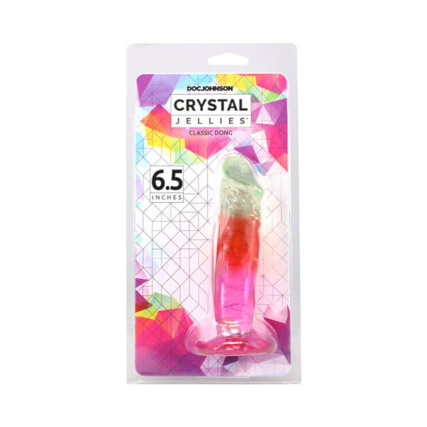 Crystal Jellies 6.5 in. Dong Rainbow