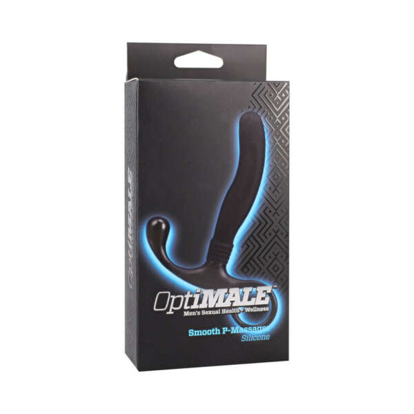 OptiMALE Smooth Silicone P-Massager Blk