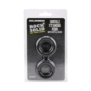 ROCK SOLID Sili Double Stamina Ring Blk