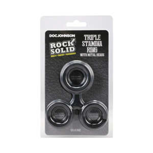 ROCK SOLID Sili Triple Stamina Ring Blk