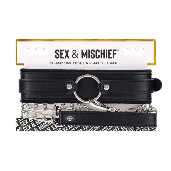 Sportsheets Sex & Mischief Shadow Collar and Leash
