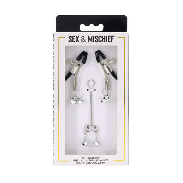 Sportsheets Sex & Mischief Shadow Bell Nipple and Clit Jewelry