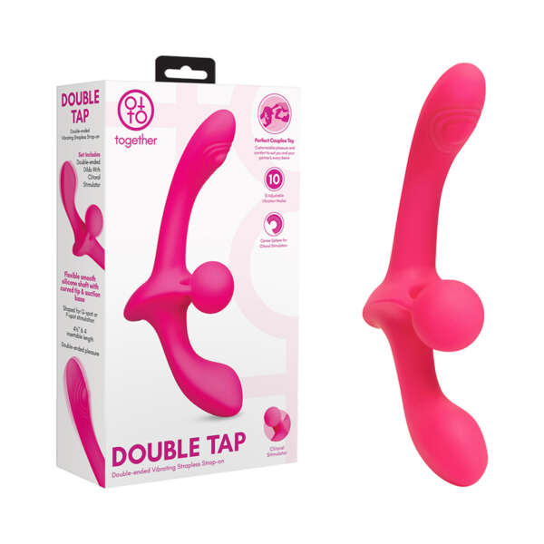 Together Double Tap DblEnd Vib Strapless