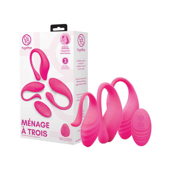 Together Menage A Trois RC Orgy Egg Set