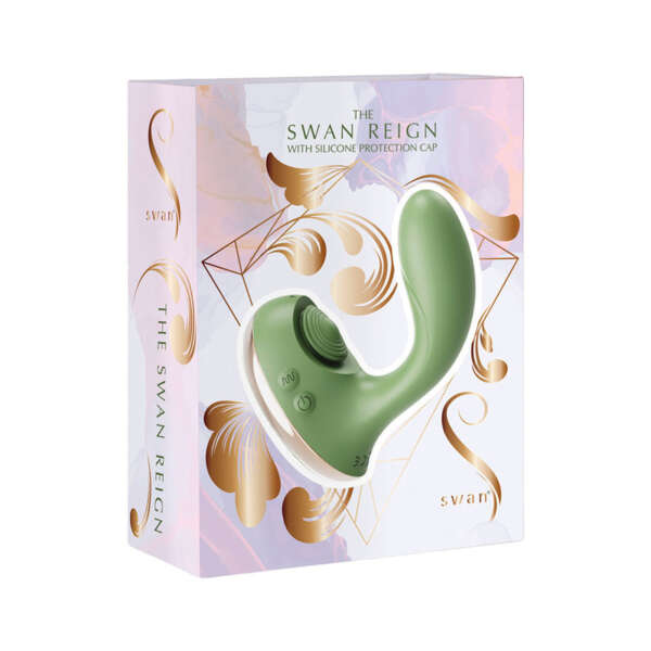 Swan Reign Dual Stimulator Green