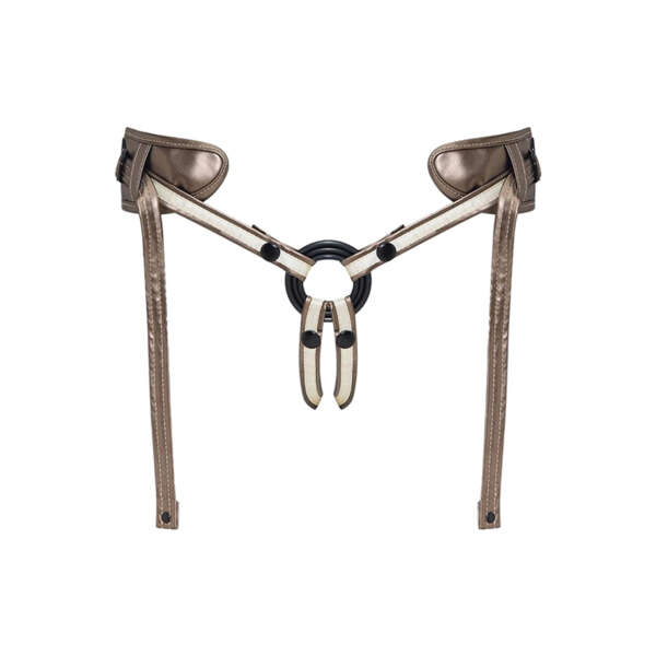 Strap-On-Me Leatherette Harness Desirous