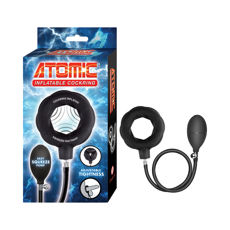 Atomic Inflatable Cockring Black