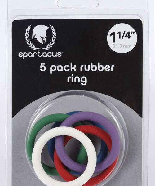 Rubber C-Ring Set - 1.25 Inches - Rainbow