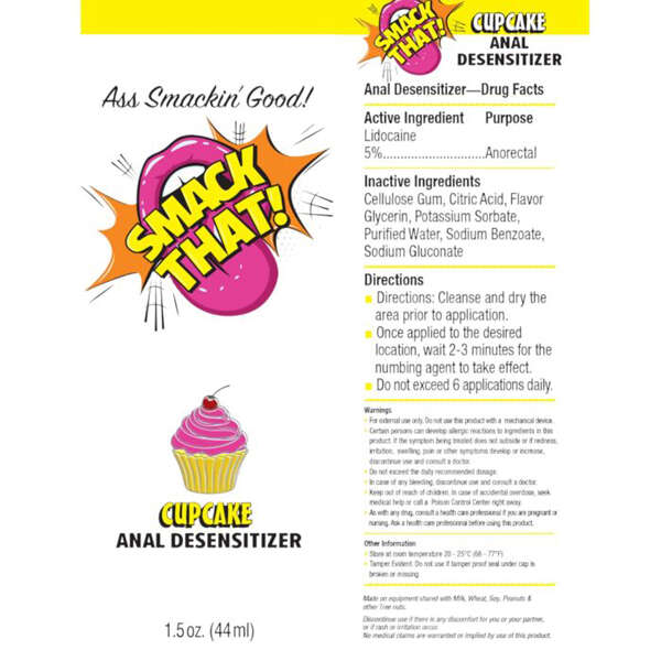 Smack That Anal Desensitizer Cupcake 1.5oz