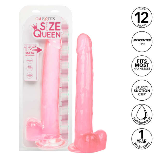 Size Queen 12 inch/30.5 Cm - Pink