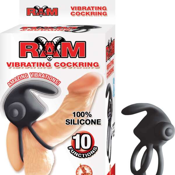 Ram Vibrating Cockring - Black