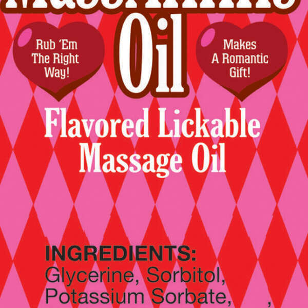 Massahhhs Lickable and Warming Massage Oil